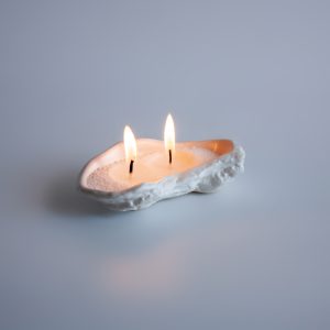 Whitstable Oyster Shell Candle