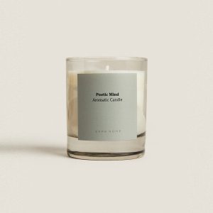 Glass 2 Wick Candle Jar Mockup